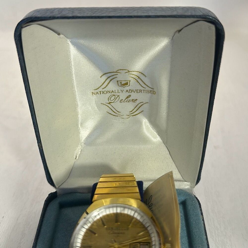 Working Vintage Remington Electra 17 Gold Wristwatch Lifetime Mainspring - Picture 8 of 10